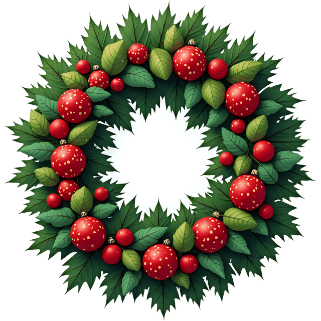 Free transparent PNG: Christmas Wreath PNG Clipart  Perfect for Holiday Decor  Crafts