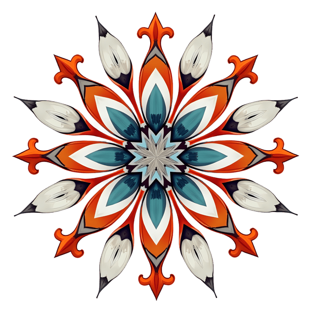 Free transparent PNG: Symmetrical Geometric Patterns PNG with Transparent Background for Modern Design