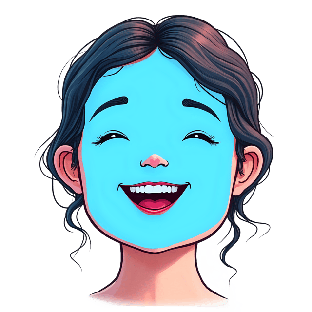 Free transparent PNG: Face Showing Happy Blue Screen  Free Downloadable PNG