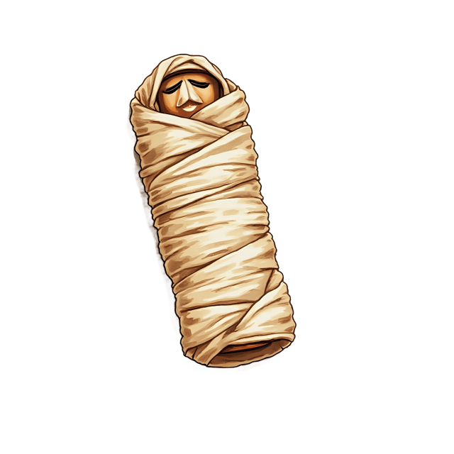 Free transparent PNG: Mummy Wrap  Ancient Egypt Clipart, free downloadable png