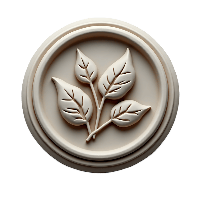 Free transparent PNG: Engraved Button with Leaf Design  Free PNG Download for Crafting