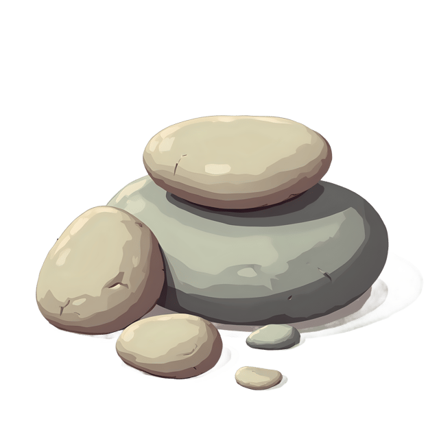 Free transparent PNG: Natural Stone Tesserae PNG with Transparent Background for Decorative Use