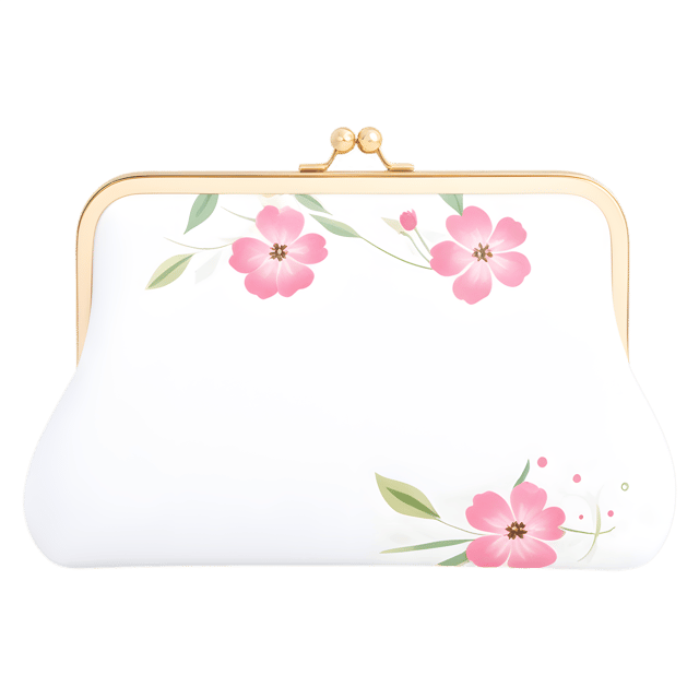 Free transparent PNG: Floral Clutch Transparent PNG for Elegant Events and Decor