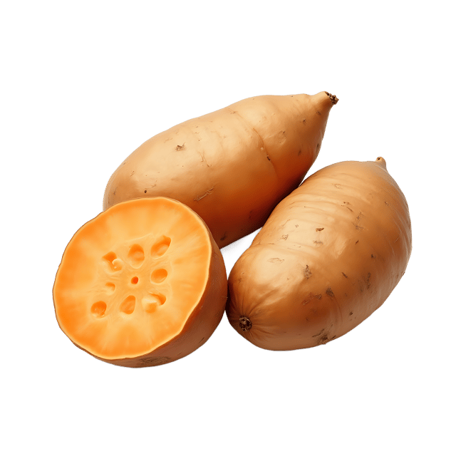 Free transparent PNG: Sweet Potato PNG Clipart  Ideal for Food Projects, Education  Decor