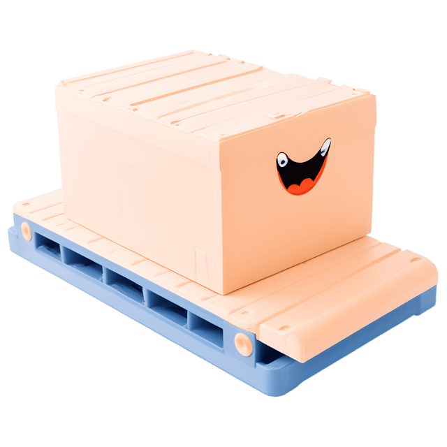 Free transparent PNG: Small Plastic Crate on Conveyor Belt Transparent Background PNG