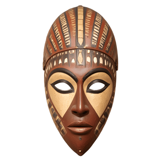 Free transparent PNG: African Mask PNG with Transparent Background for Art and Design