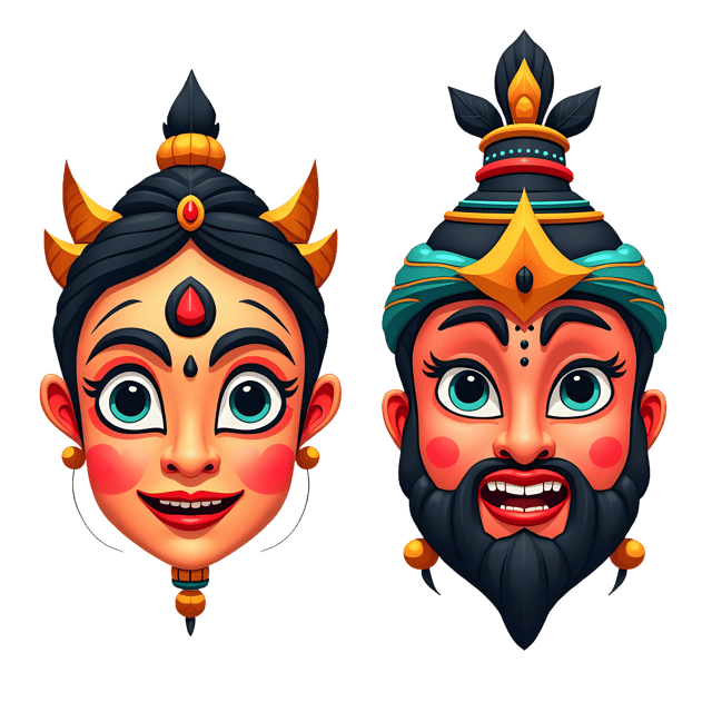 Free transparent PNG: Cultural Heritage Masks PNG Transparent Background