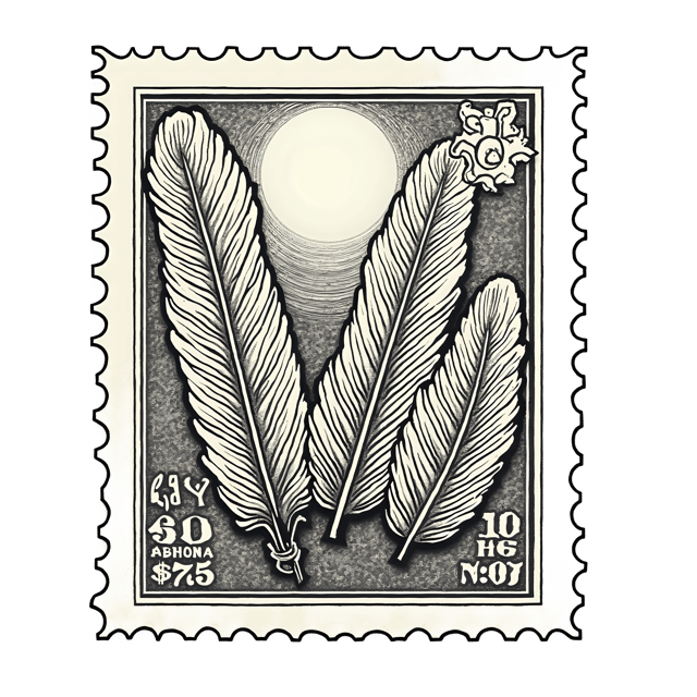Free transparent PNG: Old Postage Stamp with Feathered Paper Cuts  Vintage Clipart, free download png