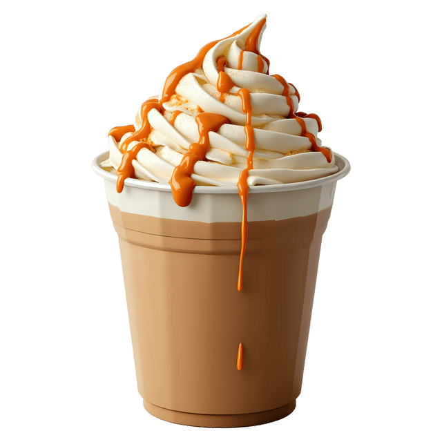 Free transparent PNG: Coffee with Whipped Cream and Caramel Drizzle  Beverage Clipart, free png download
