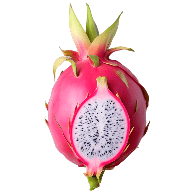 Free transparent PNG: Dragon Fruit Transparent PNG for Tropical and Exotic Design Uses