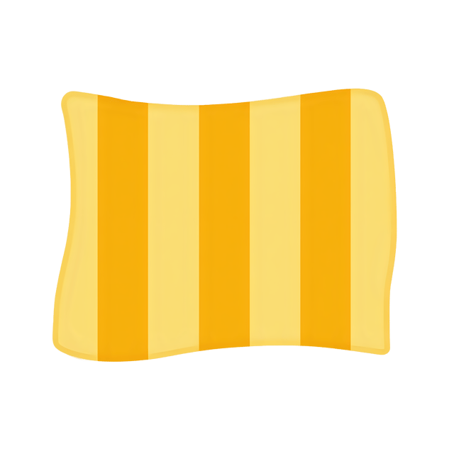 Free transparent PNG: Yellow Striped Fabric  Decorative Clipart, free downloadable png