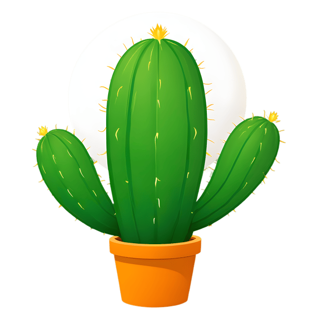 Free transparent PNG: Moon Cactus Transparent PNG for Nursery and Plant Decor