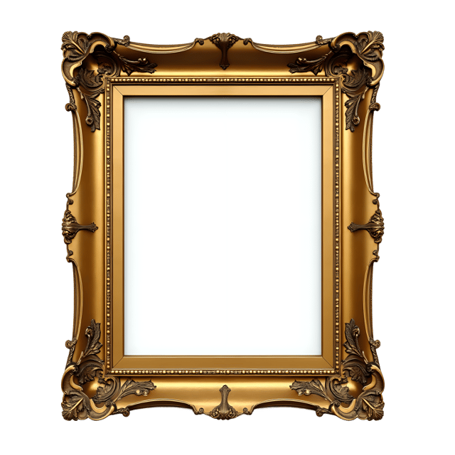 Free transparent PNG: Victorian Gilded Picture Frame PNG Clipart  Perfect for Classic Decor  Design