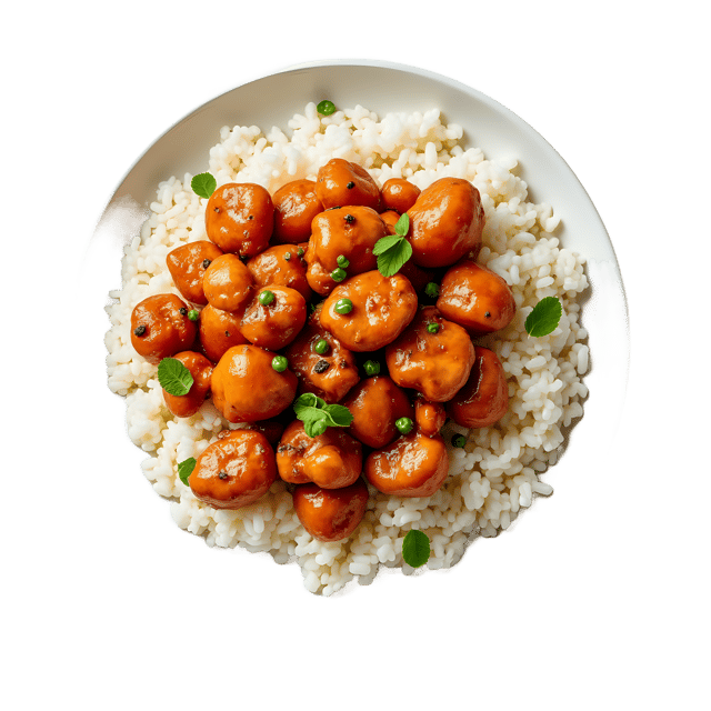 Free transparent PNG: Teriyaki Chicken with Rice PNG Clipart  Ideal for Japanese Cuisine and Food Design