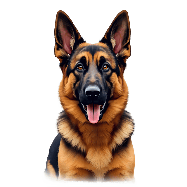 Free transparent PNG: German Shepherd PNG Download  Elegant Dog Clipart for Pets  Animal Lovers