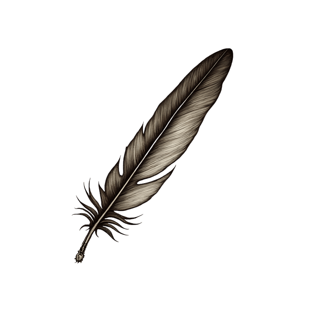 Free transparent PNG: Vintage Writing Feather with Faded Photo  Classic Clipart, free downloadable png