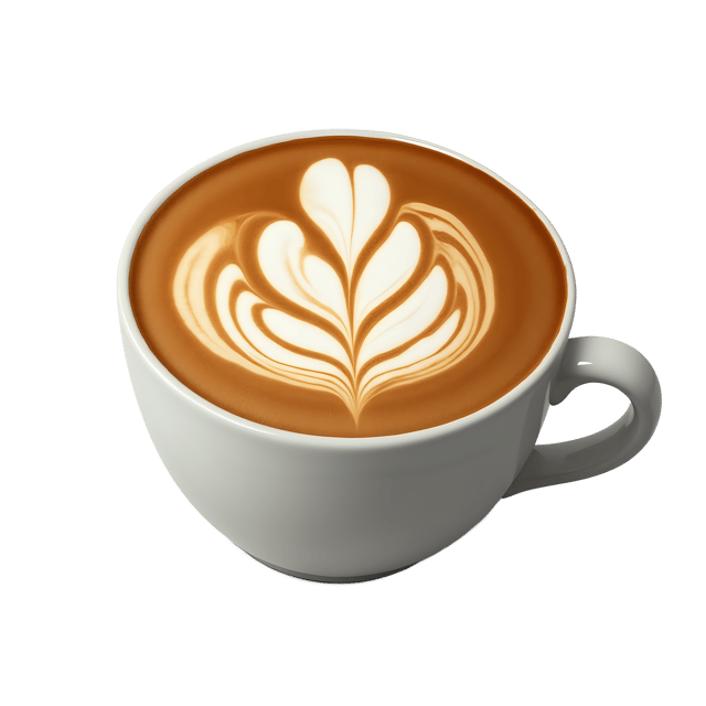 Free transparent PNG: Cup of Coffee with Latte Art Transparent PNG Design
