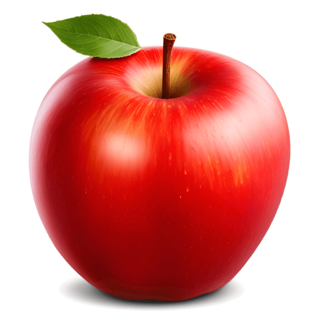 Free transparent PNG: Apple PNG with Transparent Background for Digital Design and Clipart Use