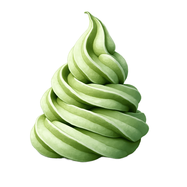 Free transparent PNG: Matcha Ice Cream with Sugar Dust  Dessert Clipart, free download png