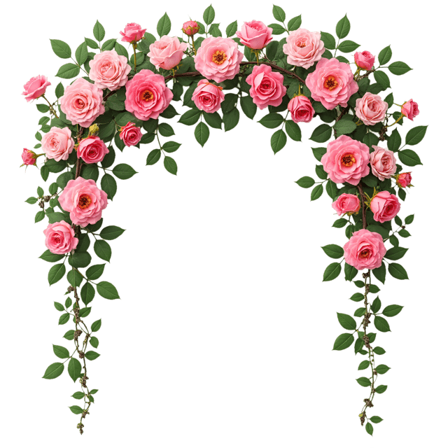 Free transparent PNG: Victorian Rose Garland  Elegant Floral Clipart, free high-quality png download
