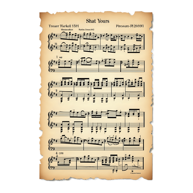Free transparent PNG: Vintage Music Sheet Decor Element PNG Clipart  Perfect for Crafting, Event Themes  Home Decor