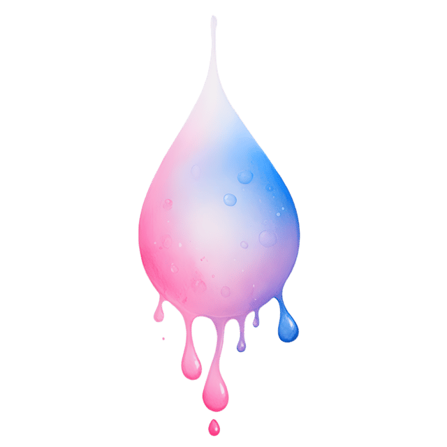 Free transparent PNG: Whimsical Paint Droplets on Canvas with Transparent Background PNG