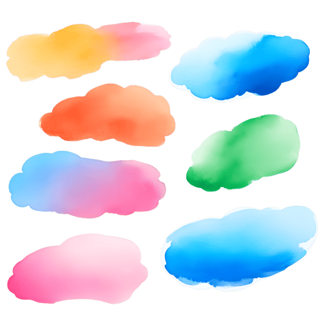 Free transparent PNG: Whimsical Dreamy Brushstroke PNG Background with Transparent Overlay