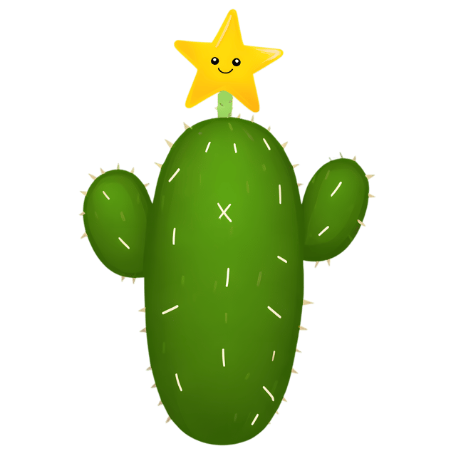 Free transparent PNG: Star Cactus PNG with Transparent Background for Unique Art and Design