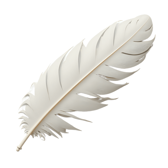 Free transparent PNG: Soft White Feather Over Dark Velvet  Elegant Clipart, free high-quality png download