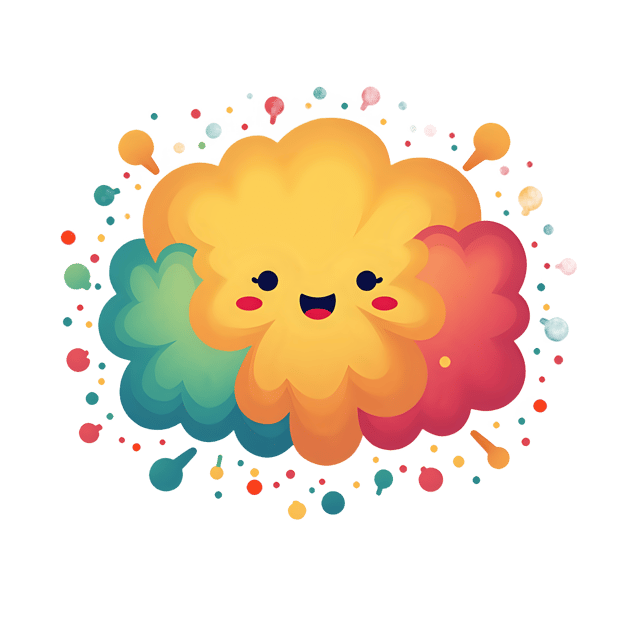 Free transparent PNG: Color Burst Illustration with Transparent Background PNG