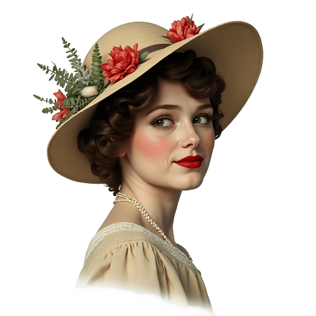 Free transparent PNG: Victorian Bonnet PNG Clipart  Perfect for Historical Design  Crafts