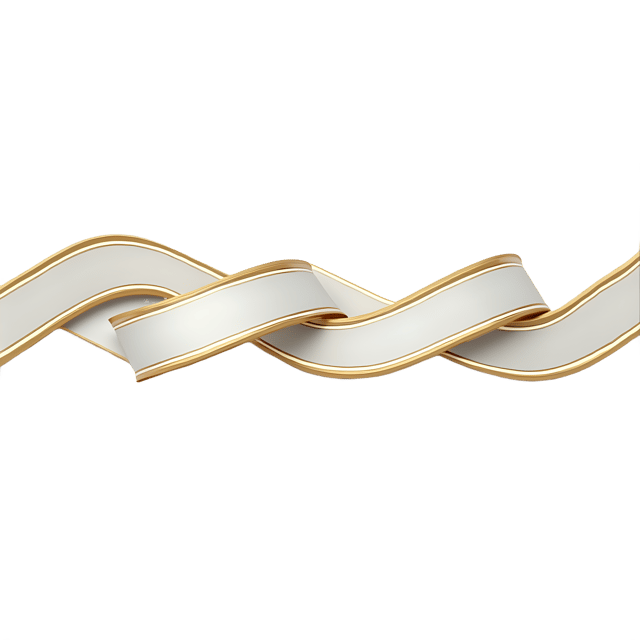 Free transparent PNG: Wavy Ribbon Stripe with Metallic Edge  Free Downloadable PNG Clipart