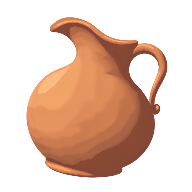 Free transparent PNG: Boho Terracotta Shape  Unique Handmade Pottery Design, free download png