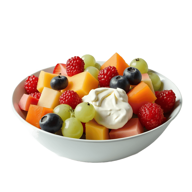 Free transparent PNG: Fruit Salad with Yogurt PNG Clipart  Perfect for Healthy Recipes  Designs