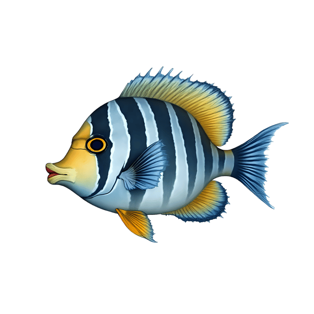 Free transparent PNG: Damselfish PNG Clipart  Underwater Scene for Marine Art  Decor