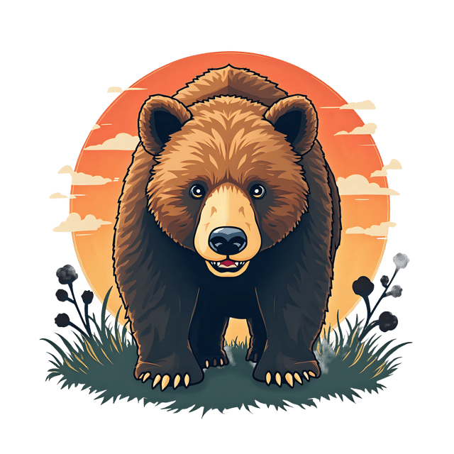 Free transparent PNG: Bear PNG Clipart  Ideal for Wildlife Projects, Education  Decor