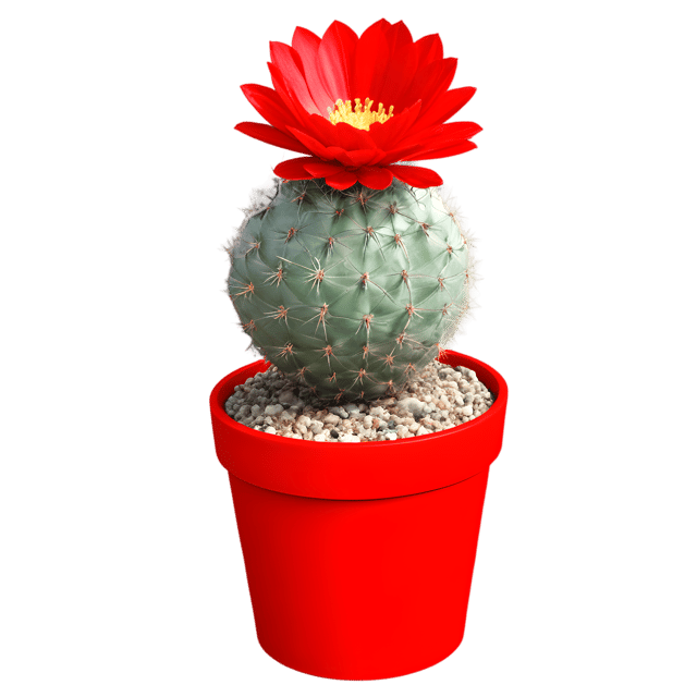 Free transparent PNG: Claret Cup Cactus Transparent PNG for Nursery and Craft Projects