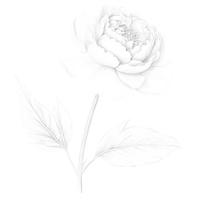 Free transparent PNG: Peony Flower PNG with Transparent Background for Floral Design and Clipart