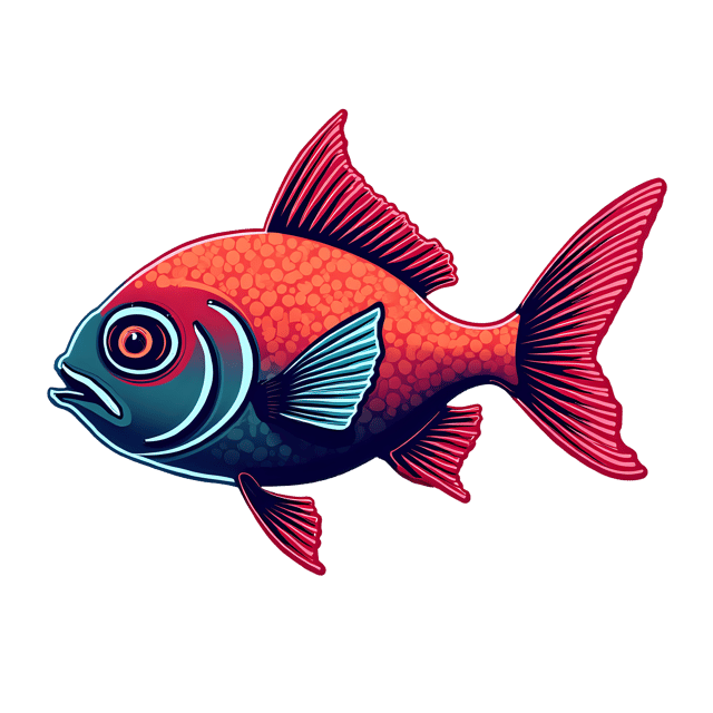 Free transparent PNG: Neon Fish PNG Clipart  Ideal for Underwater Themes  Decor
