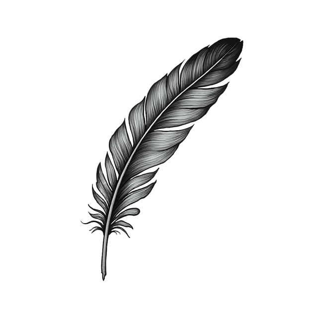 Free transparent PNG: Antique Inked Feather  Vintage Clipart, free download png