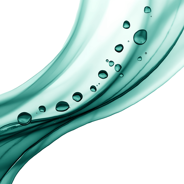 Free transparent PNG: Sleek Emerald and Navy Droplet Abstract Illustration