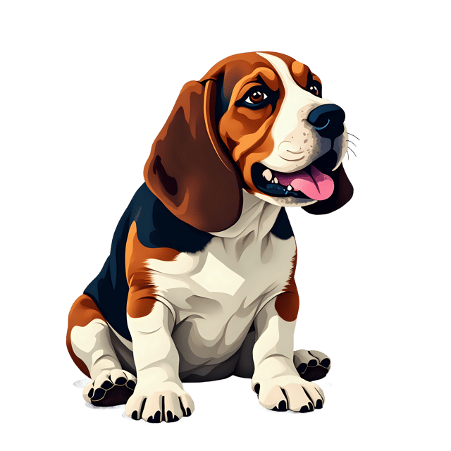 Free transparent PNG: Basset Hound Dog PNG Clipart  Ideal for Pet Lovers  Animal Projects