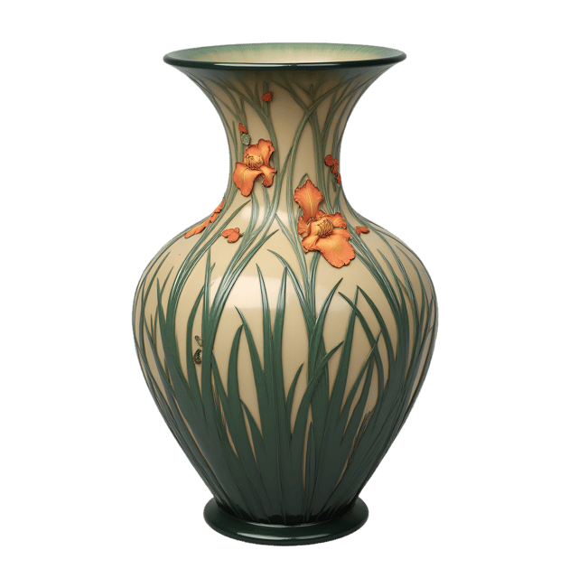 Free transparent PNG: Art Nouveau Vase  Floral Design Clipart, free high-quality png download