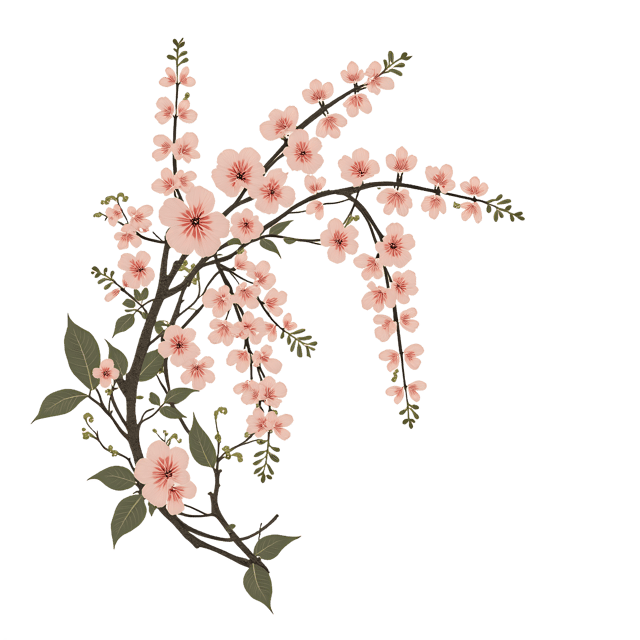 Free transparent PNG: Chinoiserie Wisteria Floral  Classic Design Clipart, free high-quality png download