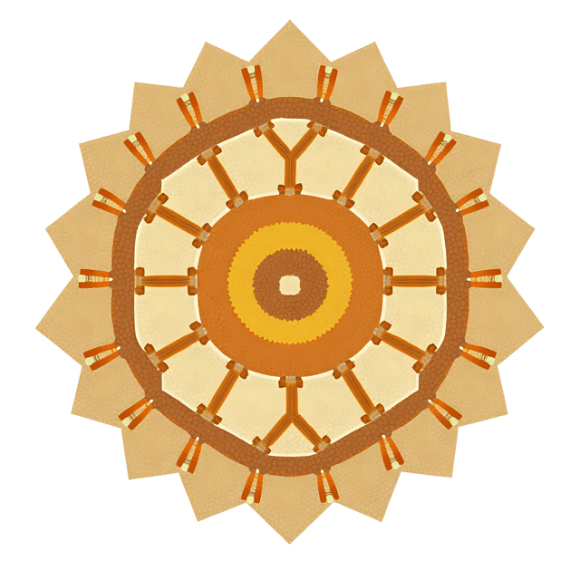 Free transparent PNG: Nested Hexagons PNG Clipart  Perfect for Geometric Design  Decor