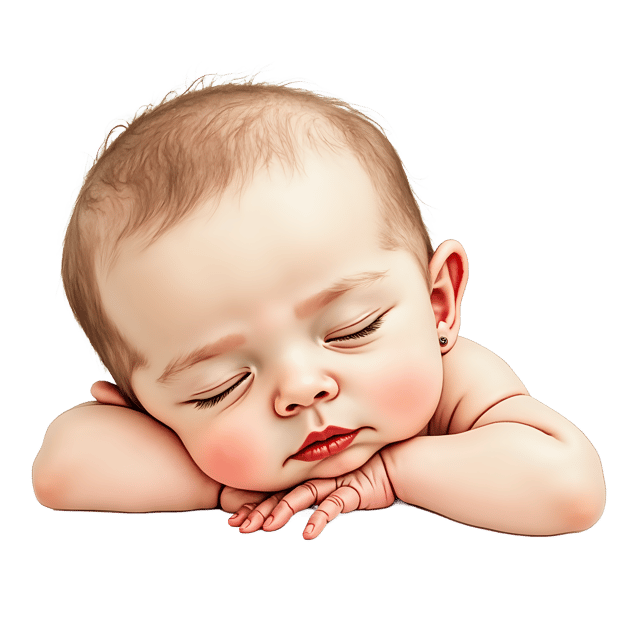 Free transparent PNG: Sleeping Baby PNG  Cute Infant Clipart for Nursery Decor  Baby Projects