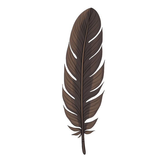 Free transparent PNG: Curled Feather Spine  Unique Vector Art PNG, Free Download