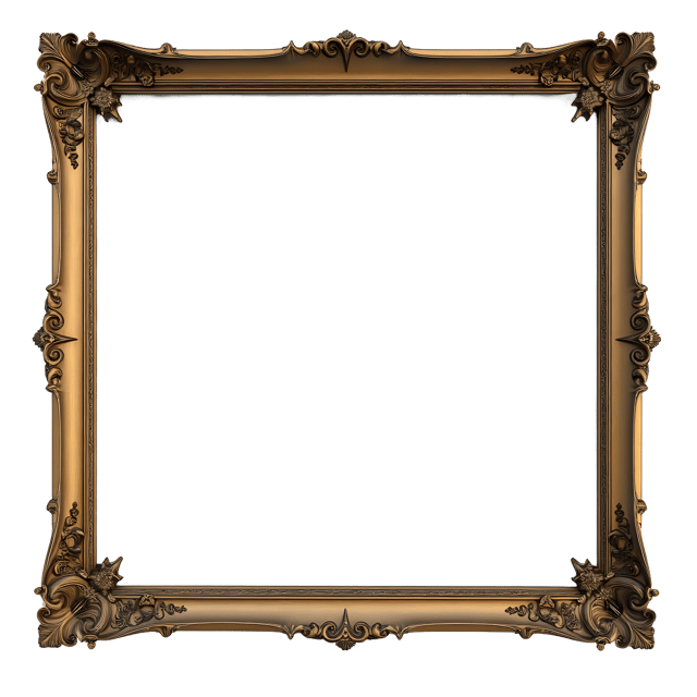 Free transparent PNG: Antique Frame PNG Clipart  Perfect for Design Projects  Decor