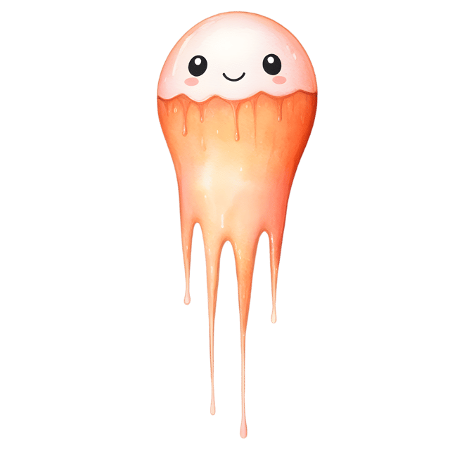 Free transparent PNG: Enigmatic Drip Patterns with Muted Tones on Transparent Background PNG