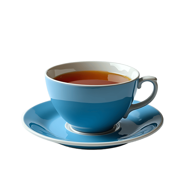 Free transparent PNG: Blue and White Tea Cup PNG Clipart  Ideal for Beverage Designs  Ceramics